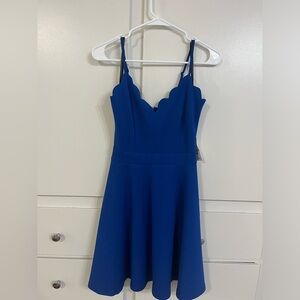 New with tags blue mini dress